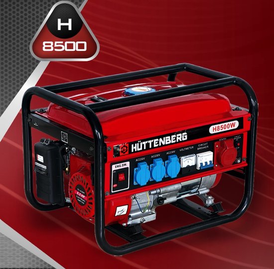 Huttenberg benzinegenerator - Stille aggregaat 2