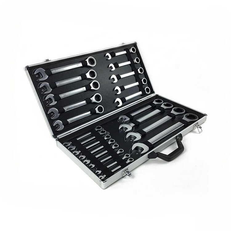 Ringratelsleutelset 22-delig - Metallo